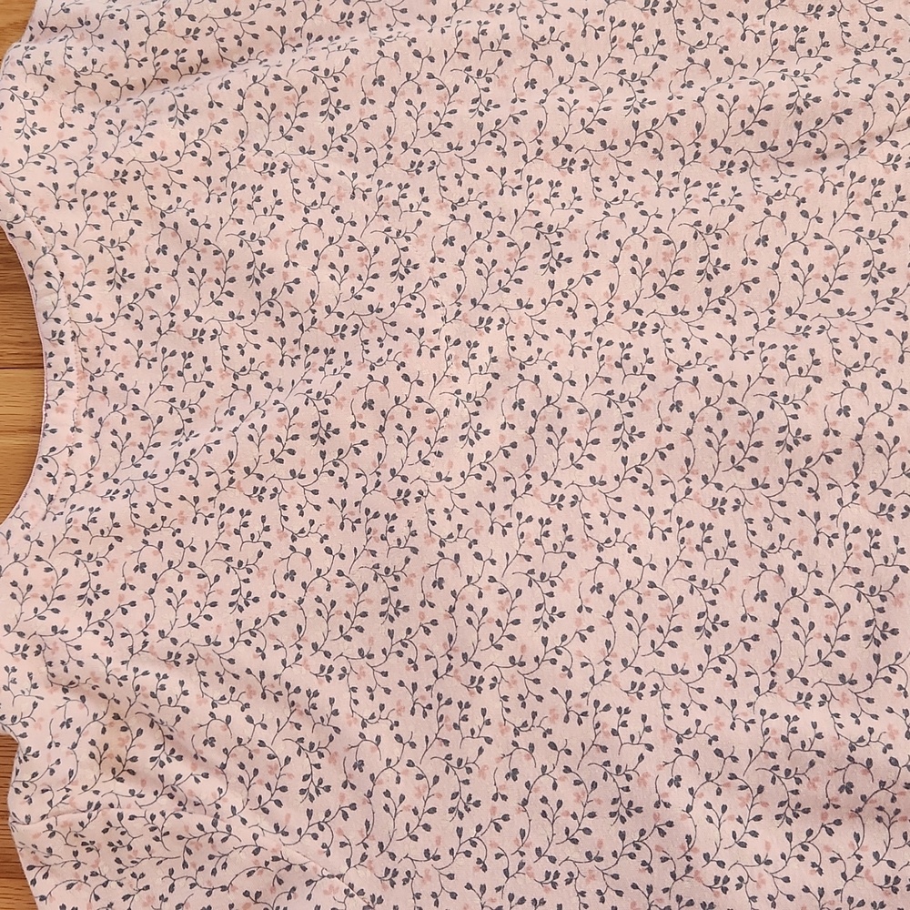 Women's Pink Floral Nightgown long sleeves Large size - Picture 17 of 17
